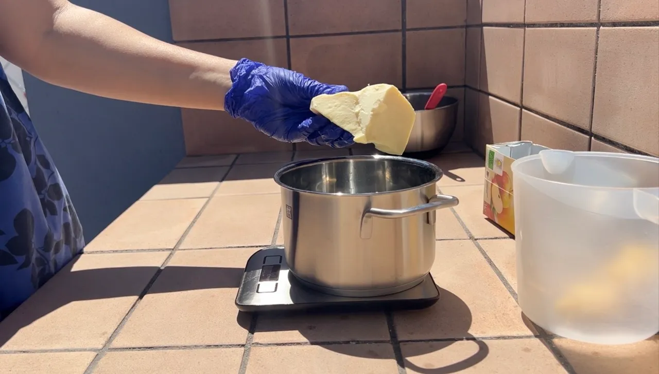 Banana Soap Recipe (Cold Process — Boosts Lather + Natural Color) — step 13