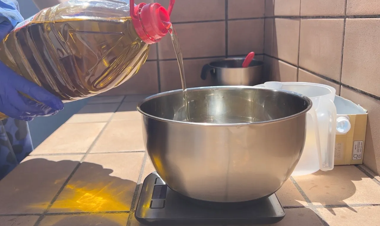 Banana Soap Recipe (Cold Process — Boosts Lather + Natural Color) — step 15