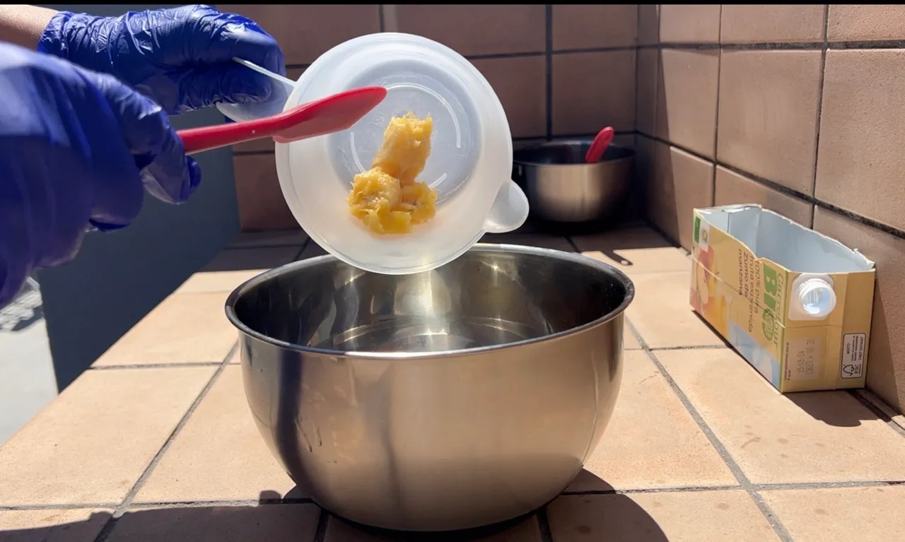 Banana Soap Recipe (Cold Process — Boosts Lather + Natural Color) — step 17