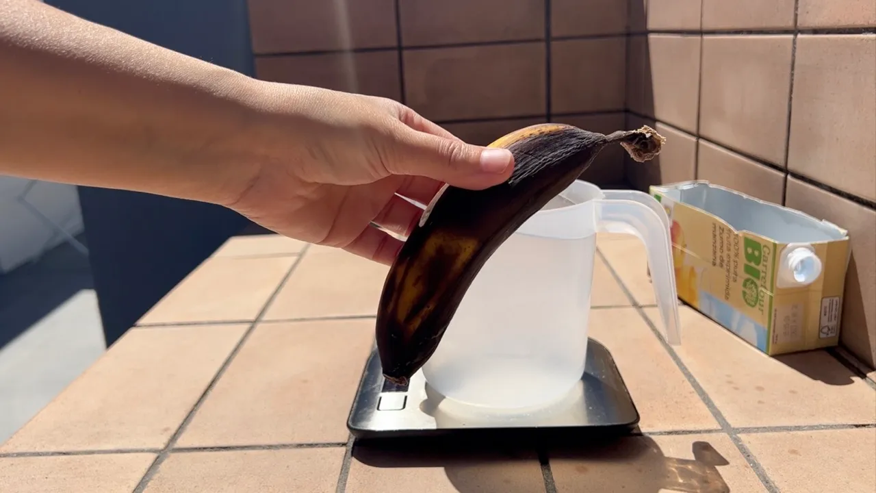 Banana Soap Recipe (Cold Process — Boosts Lather + Natural Color) — step 1