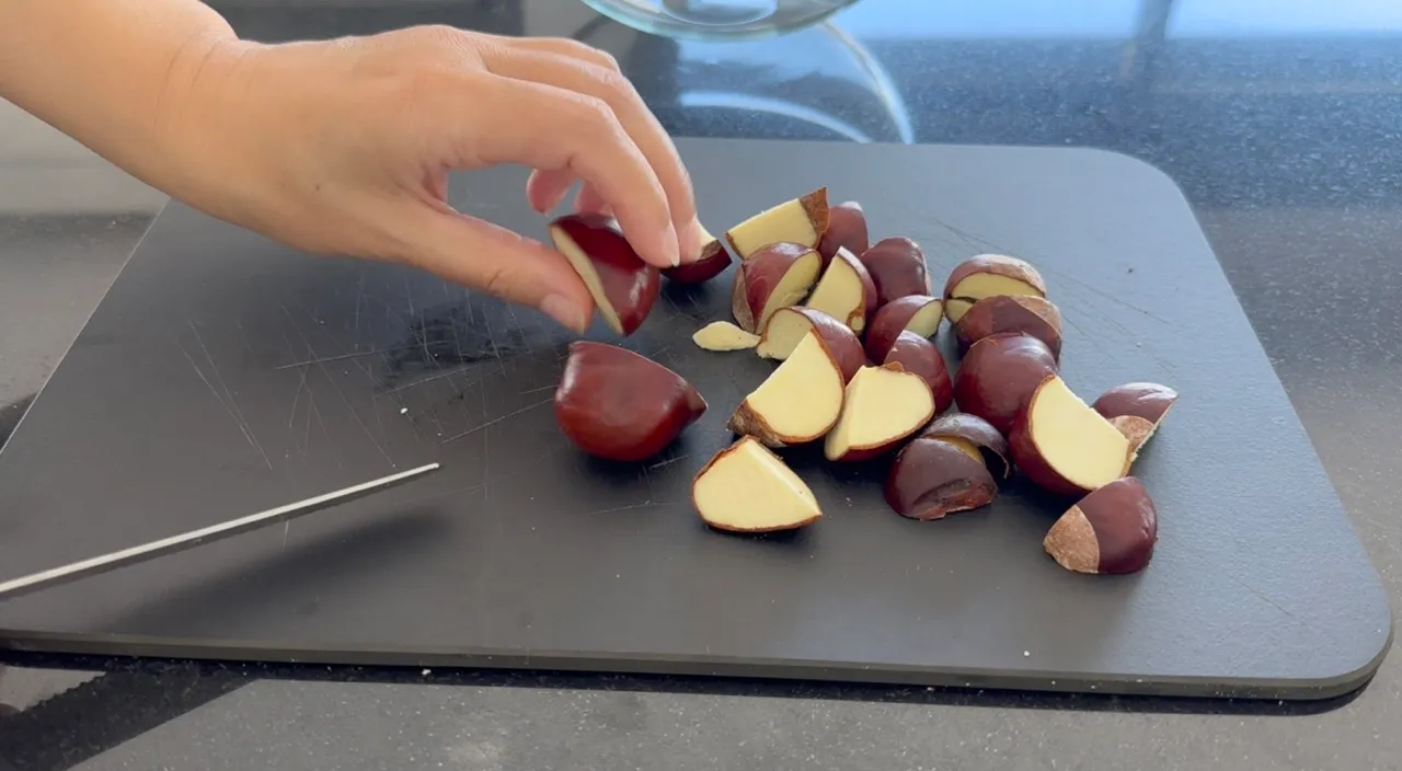 Horse Chestnuts Cleanser — step 13