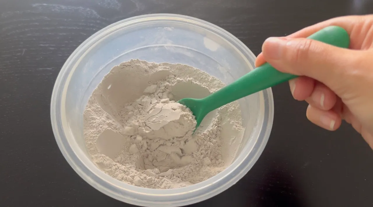Pumice and Lactic Acid Scrub — step 4