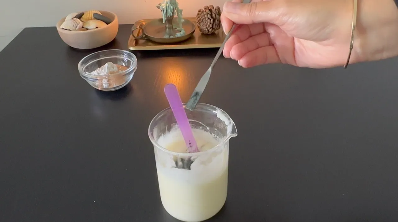 Pumice and Lactic Acid Scrub — step 26