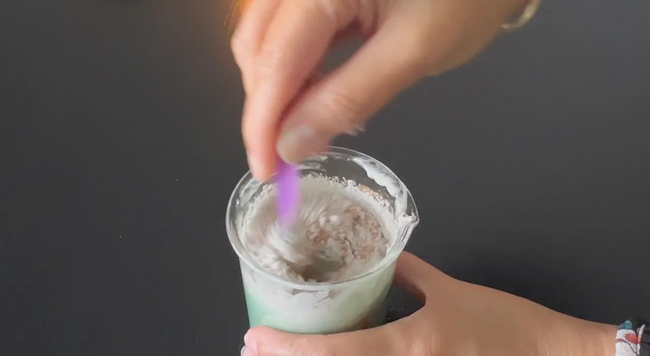 Pumice and Lactic Acid Scrub — step 29