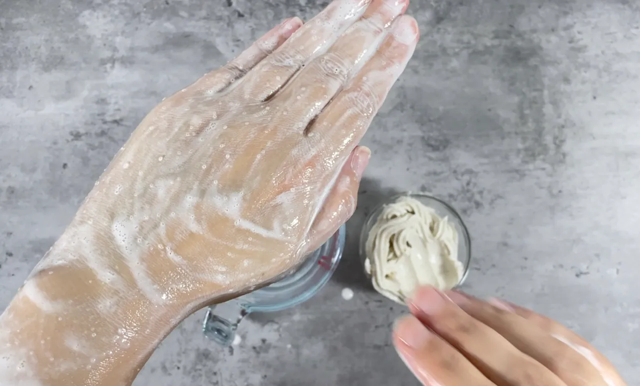 Whipped Sugar Scrub from Soap Scraps — step 2