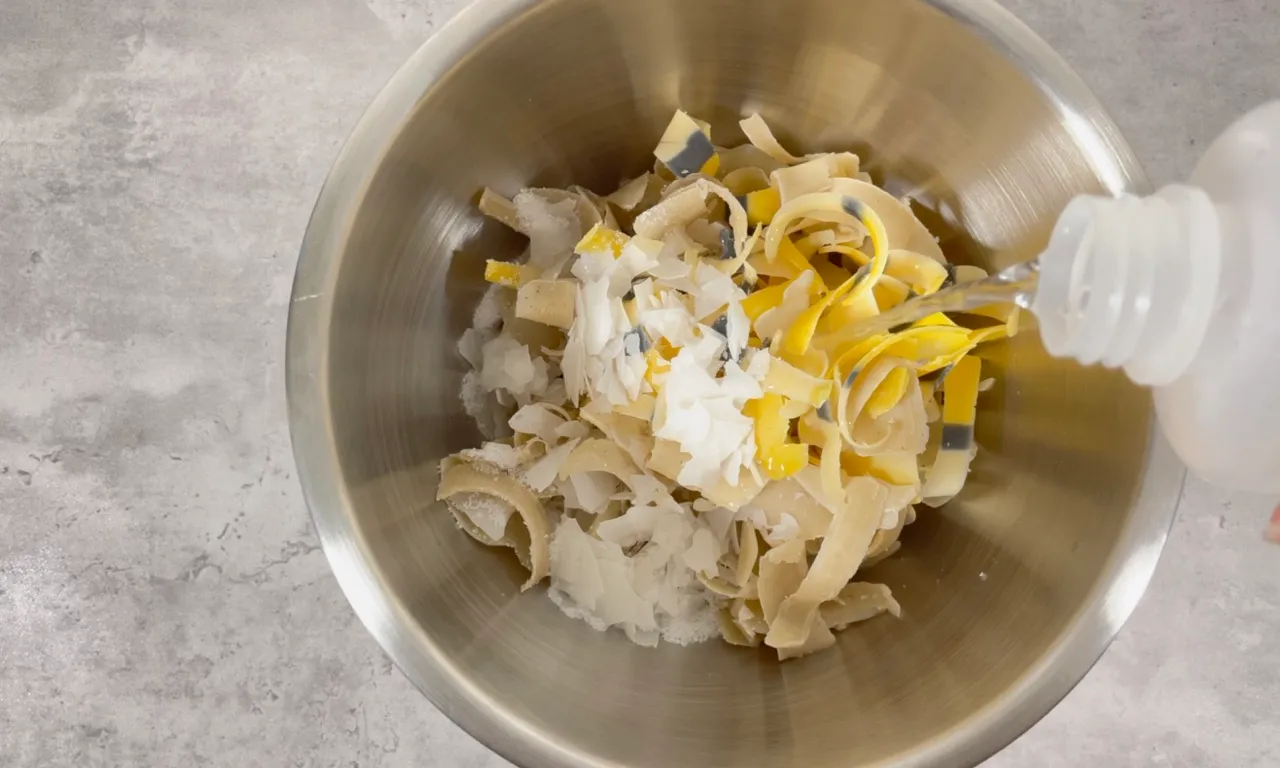 Whipped Sugar Scrub from Soap Scraps — step 7