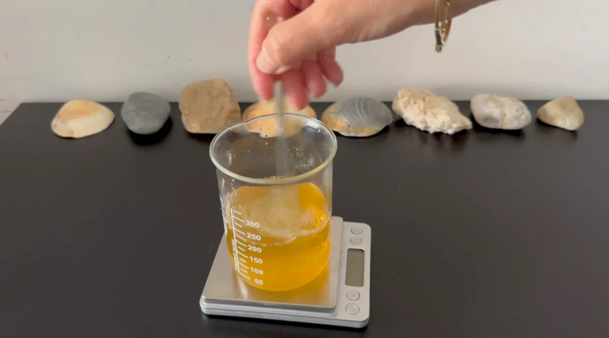 Surfactant blended in